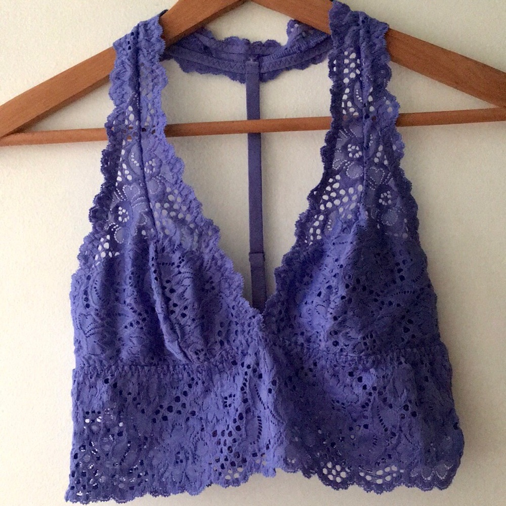 NWOT aerie lace halter bralette